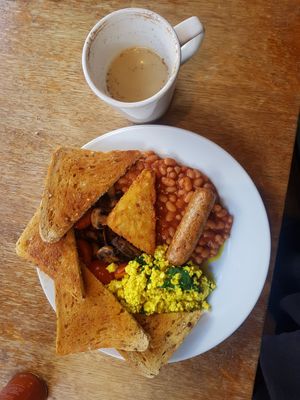 Hearty vegan August 2022 at Cherry Reds Cafe and Bar in Birmingham