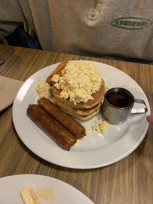 all day vegan pancakes  at Cherry Reds Cafe and Bar in Birmingham