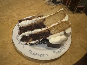 Marble cake  at Cherry Reds Cafe and Bar in Birmingham