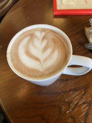 Vegan hot chocolate  at Cherry Reds Cafe and Bar in Birmingham
