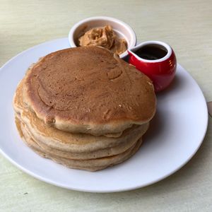 Banana pancakes  at Cherry Reds Cafe and Bar in Birmingham
