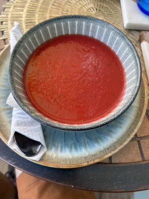 Beetroot and ginger soup  at We Have Been Here Before in St Georges