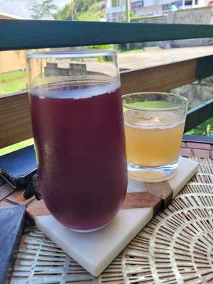 Hibiscus juice at We Have Been Here Before in St Georges