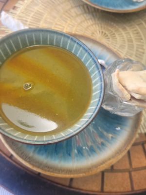Chakra soup - green at We Have Been Here Before in St Georges