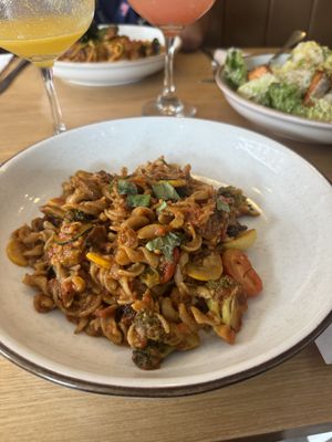 Gluten free pasta with veggies  at Stellina in Cundinamarca