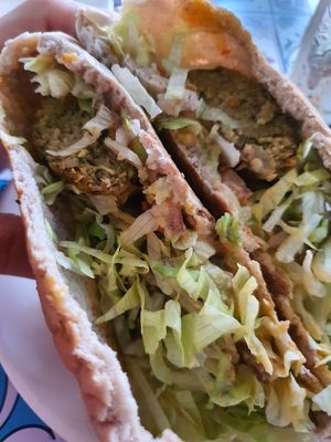 Falafel balls at Fill a Pita in Central Singapore