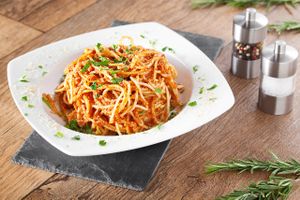 Spaghetti Veganaise (from March menu) at Bunte Burger Cologne in Cologne