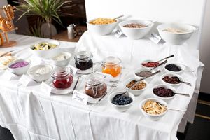 Cereals and jams & hazelnut spread
Sunday brunch from 10:00am to 2:00pm at Bunte Burger Cologne in Cologne