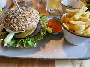 April special burger  at Bunte Burger Cologne in Cologne