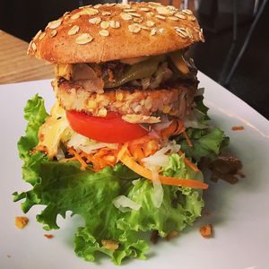 Pulled Jack BBQ Burger  at Bunte Burger Cologne in Cologne