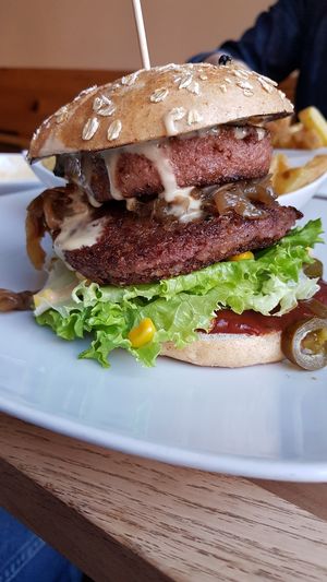 Plant based burger. at Bunte Burger Cologne in Cologne