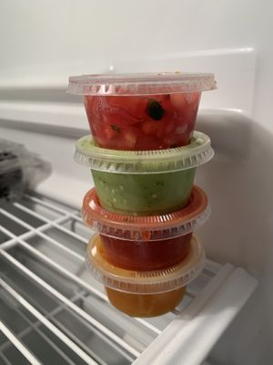 So many salsas/guacamoles, so little time! 😉 at The Wild Burrito in Wildwood