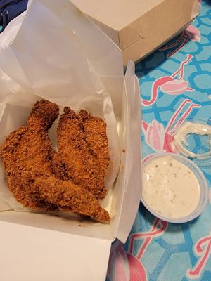 Vegan avocado fries with ranch at The Wild Burrito in Wildwood