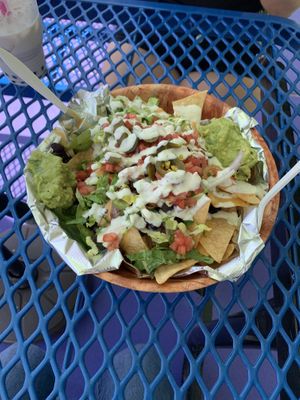 Vegan Nachos with Quac   at The Wild Burrito in Wildwood
