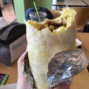 breakfast burrito at The Wild Burrito in Wildwood