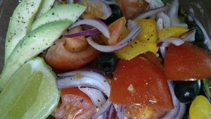 Salad at Lotus Cucina in South East London