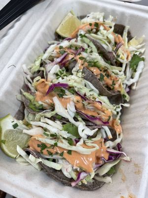 Tacos *slightly bitter?*  at Kitchen Mouse in Los Angeles