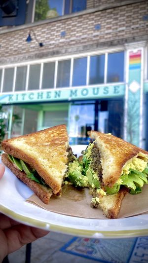 Breakfast sandwich  at Kitchen Mouse in Los Angeles