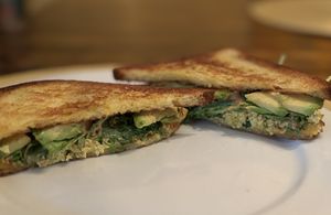 Breakfast sandwich (to-go)  at Kitchen Mouse in Los Angeles