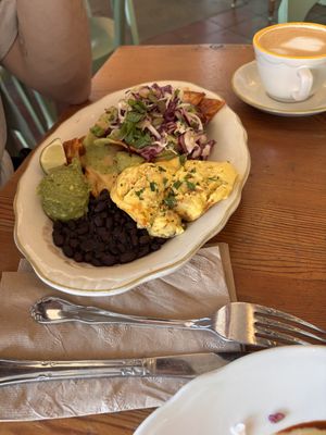 Chilaquiles   at Kitchen Mouse in Los Angeles