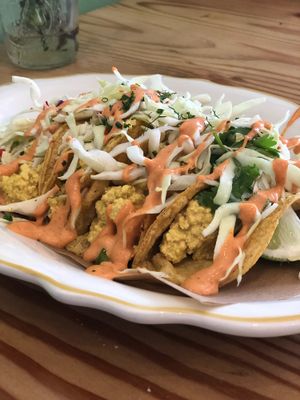 The BEST vegan breakfast tacos ever at Kitchen Mouse in Los Angeles