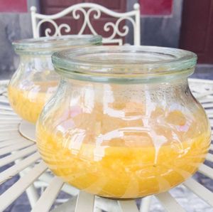 Soup in a weck jar at Zoe Food in Gran Canaria