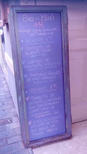 La Carte. at Zoe Food in Gran Canaria