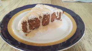 vegan cake at Zoe Food in Gran Canaria