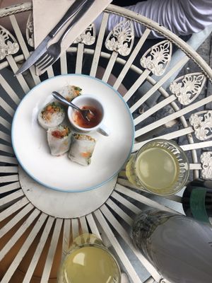 spring rolls starter at Zoe Food in Gran Canaria