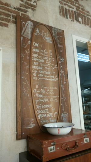 Hot drinks menu  at Zoe Food in Gran Canaria