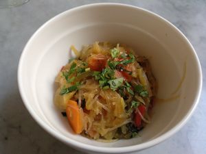 Menu of the day / 1st course / Pad thai at Zoe Food in Gran Canaria