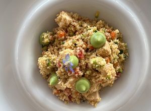  Eden’s skybar tofu bowl  at Hotel Eden Roc in Campania