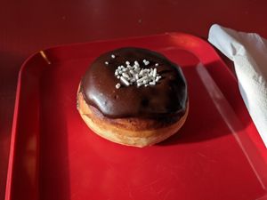 Dark Angel (vegan) at Glam Doll Donuts - Eat Street in Minneapolis