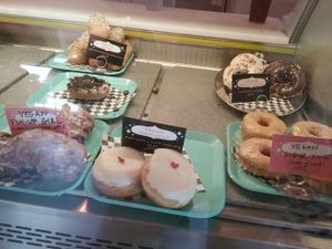 vegan donut flavors at Glam Doll Donuts - Eat Street in Minneapolis