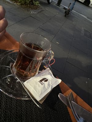 Syrian tea  at Hummustown Bistrot in Lazio