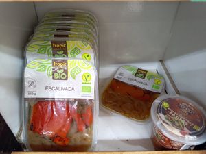 Vegan "fish" products at Hiper Centro Campos in Illes Balears