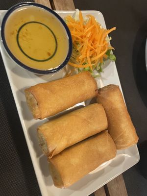 Veg Spring rolls  at THAI in Palamos