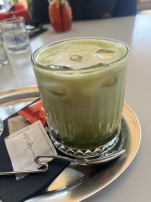 Matcha latte   at Spica - Bar And Restaurant in Radovljica