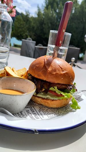 v Burger at Spica - Bar And Restaurant in Radovljica
