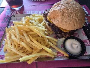  at Nom Street Food & Smashed Burgers in Rhodes