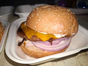  at Nom Street Food & Smashed Burgers in Rhodes