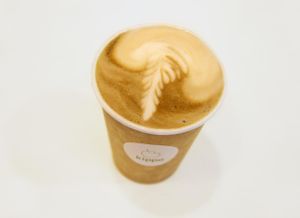 Cappuccino w almond milk at Kippo - Iso Roba in Helsinki