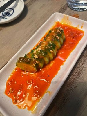 Spicy Cucumber at RAMEN IPPUDO PARRAMATTA in Parramatta