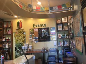 Inside / Events Board at Under the Bodhi Tree in Pahoa