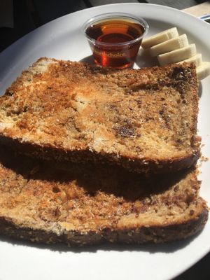 Coconut French Toast ($13.00) at Under the Bodhi Tree in Pahoa