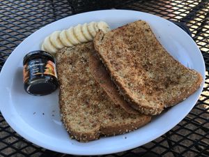 Coconut French toast at Under the Bodhi Tree in Pahoa