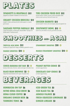 New Menu: 05/18/20 at Under the Bodhi Tree in Pahoa