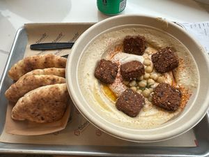Hummus Bowl w/ Falafel at Taboonette (Brooklyn Heights) in Brooklyn