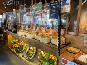 Salad buffet  at Nasukamo in Kyoto