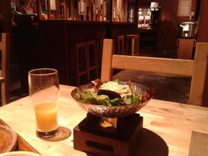 Mini steamboat at Nasukamo in Kyoto